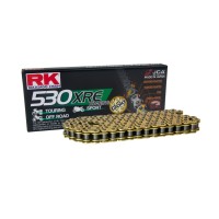 Ланцюг привідний RK GB530XRE-112 (XW-RING) з заклепкою (CLF) у комплекті, колір золотий (об’єм: до 1400 см³) (44 кН)