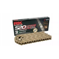 Ланцюг привідний RK GB520ZXW-120 (XW-RING) заклепка (CLF) у комплекті, колір золотий (об'єм: до 1200 см³) (42 KN)