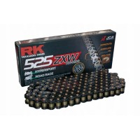Ланцюг привідний RK BL525ZXW-120 (XW-RING) заклепка (CLF) у комплекті, колір чорний (об'єм: до 1200 см³) (42 KN)