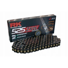 Ланцюг привідний RK BL525ZXW-120 (XW-RING) заклепка (CLF) у комплекті, колір чорний (об'єм: до 1200 см³) (42 KN)