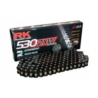 Ланцюг привідний RK BL530ZXW-118 (XW-RING) з заклепкою (CLF) в комплекті, чорний колір (об'єм: до 1400 см³) (44 KN)