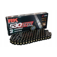 Ланцюг привідний RK BL530ZXW-118 (XW-RING) з заклепкою (CLF) в комплекті, чорний колір (об'єм: до 1400 см³) (44 KN)