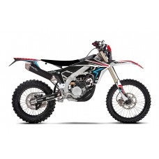 Чохол / обшивка сидіння BLACKBIRD для FANTIC XXF/XEF '22-'24; XXF/XEF 450 '22-'23 ZEBRA, колір чорний червоний білий