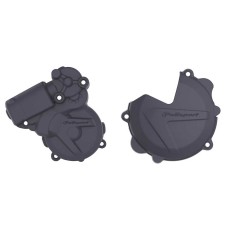 POLISPORT РОЗПРОДАЖ НАБІР ЗАХИСТ КРИШКИ (ДЕКО) ГЕНЕРАТОРА ТА ЗАХИСТ КРИШКИ ЗЧЕПЛЕННЯ HUSQVARNA TE 250/300 '14-'16 КОЛІР ТЕМНО-СИНІЙ