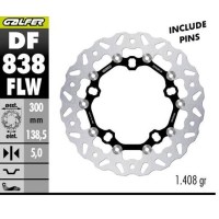 Гальмівний диск передній GALFER HARLEY-DAVIDSON (WAVE FLOATING) (300X138X5)