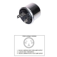 Універсальний реле-переривач поворотів (6V 2+2 21W)