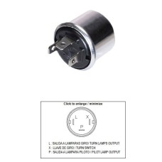 Універсальний реле-переривач поворотів (12V 2+2 21W)