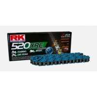 Ланцюг привідний RK BB520XRE-120 (XW-RING) з заклепкою (CLF) у комплекті, колір синій (об'єм: до 800 см³) (36,5 кН)
