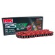Приводний ланцюг RK BB525XRE-124 (XW-RING) з заклепкою (CLF) у комплекті, червоний колір (об’єм: до 1000 см³) (42 кН)