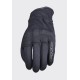 Шкіряно-текстильні жіночі рукавички FIVE GLOVES FLOW WOMAN, колір чорний, розмір 6 (S)