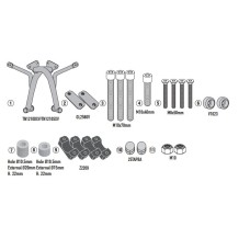 KAPPA 2025/07 Захист двигуна Honda CL 500 '23-'25, чорний