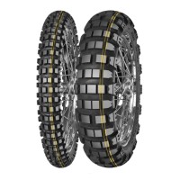 Шина MITAS 130/80B18 ENDURO TRAIL XT+ DAKAR (ПОДВІЙНА ЖОВТА СМУЖКА) 72R M+S ЗАДНЯ TL TT DOT 42-52/2024 (замінник:70000490) (460126)