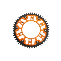 GROSSKOPF Задня зірка Dual Ring / Stealth (сталево-алюмінієва) 899 49 (89949) KTM/HUSQVARNA/HUSABERG/GASGAS колір помаранчевий (JTA897.49) (ланцюг 520)