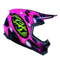Кросовий/ендуро шолом Kenny Racing Performance ERT Graphic + POP System колір рожевий/чорний розмір L