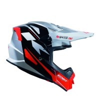 Кросовий/ендуро шолом Kenny Racing Track Graphic Speed чорний червоний колір білий/чорний/червоний розмір XXL