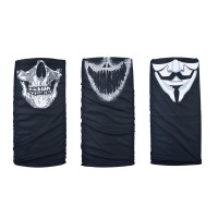 Багатофункціональний вітрозахисний комір Oxford Comfy Masks 3 штуки в упаковці, колір чорний/білий