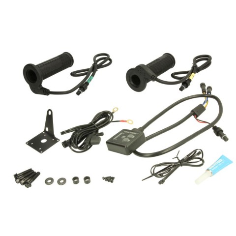 Підігріті ручки OXFORD EVO TOURING з панеллю керування і термостатом для керма 22MM, довжина 110-120MM (EL)