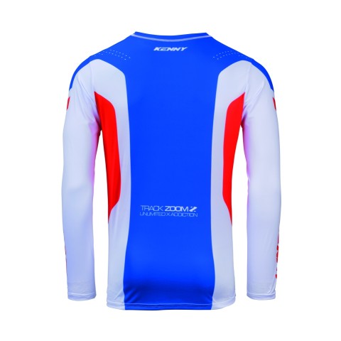 Кросова/ендуро кофта Kenny Racing Track Kid/Junior/Дитяча Zoom Patriot синій/червоний/білий розмір XXS (7/9 років)