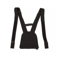 Підтяжки для штанів Modeka з блискавкою, колір чорний, довжина 112