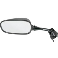 Дзеркало EMGO 2025/02 ліве для Kawasaki ZX-6R 636 '05-'06, ZX-10R '04-'07 (OEM: 56001-0005) чорне (оригінальний зразок) (гомологація)