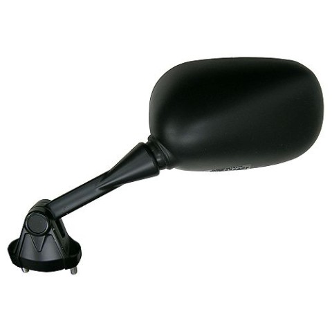 Дзеркало EMGO 2025/02 ліве для Kawasaki ZX-6R 636 '05-'06, ZX-10R '04-'07 (OEM: 56001-0005) чорне (оригінальний зразок) (гомологація)