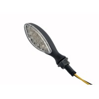 Світлодіодні універсальні поворотники EMGO 2025/02 (пара) (довжина 7 см / 5,5 см) чорний колір (гомологація)