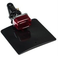 EMGO 2025/02 ЗАДНЯ ФАРА ENDURO CLASSIC З КРІПЛЕННЯМ ДЛЯ НОМЕРНОГО ЗНАКА КОЛІР ЧОРНИЙ