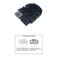 Регулятор напруги DZE для Benelli BN 300/600 '14-'20; TRK 302S; TRK 502X; Leoncino 500; CF Moto; Voge 500R '20-; DS 500; DS 650; DS 800