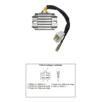 Регулятор напруги DZE для Suzuki LT 230 Quad Runner '87-'93 (32800-35B00)