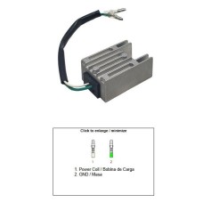 Регулятор напруги DZE для Honda ATC 350X '85-'86; TLR 200 '86-'87; XL 250R '84-'87; XL 350R '84-'85; XL 600R '83-'87 (31400-KG0-008; 31400-MG2-008)