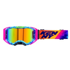 Мотокросові окуляри KENNY RACING PERFORMANCE EVO 2 SOCAL - дзеркало рожевий/синій/помаранчевий