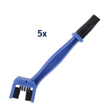 BIKETEC НАБІР 5 ШТ. ЩІТКИ ДЛЯ ЧИЩЕННЯ ЛАНЦЮГА 25,6СМ X 6СМ X 3,2СМ КОЛІР СИНІЙ