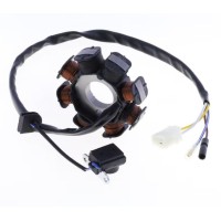 Обмотка генератора ATHENA 2025/09 (статор) PEUGEOT V-CLIC 50 '07-'14, SYM SYMPHONY '09-'20, SYMPLY 50 '09-'17, X-PRO 50 '13-'20 (OEM: 779898; 31120AAAA00)