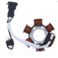 Статор ATHENA 2025/09 для генератора APRILIA MOJITO 50 '04-'13, SR 50 '12-'18, DERBI ATLANTIS 50 '04-'19, GILERA RUNNER 50 '99-'19, PIAGGIO FLY / ZIP 50 '05-'11 (OEM: 830296; 639865; 584525; 58037R; 2934895)