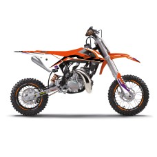 Комплект наклейок (обклеювання) BLACKBIRD KTM SX 50 '16-'23 DREAM 5 колір помаранчевий білий чорний