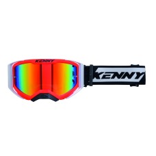 Мотокросові окуляри KENNY RACING PERFORMANCE EVO 2 NEON RED MIRROR LENS - дзеркальні червоні/чорні/білі