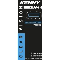 KENNY RACING VISION UNIVERSEL УНІВЕРСАЛЬНА ЗАХИСНА ПЛІВКА ДЛЯ ОКУЛЯРІВ (50MM X150MM) (НАБІР 4)