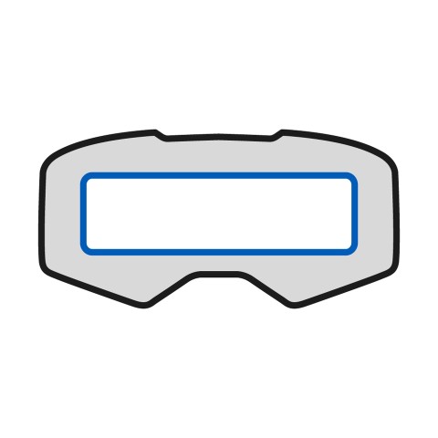 KENNY RACING VISION UNIVERSEL УНІВЕРСАЛЬНА ЗАХИСНА ПЛІВКА ДЛЯ ОКУЛЯРІВ (50MM X150MM) (НАБІР 4)