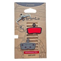 Гальмівні колодки Brenta Bike велосипедні органічні MTB / шосе напівметалеві підходять для Avid Code (2011-2014) Code R, SRAM Code RSC / R (2017), Guide RE BR123