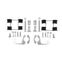 POLISPORT кріплення для захисту рук (хендбари) модель Trail Blazer CF MOTO 450MT '24-'25 (Adventure Parts) сірий чорний