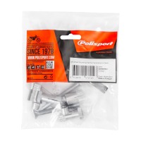 POLISPORT ГВИНТ З КРІПЛЕННЯМ ДЛЯ ХЕНДБАРІВ (ВСТАВЛЯЄТЬСЯ В РУЛЬ) - ПІДХОДИТЬ ДЛЯ РУЛІВ З ДІАМЕТРОМ ОТВОРУ: 13MM/18MM