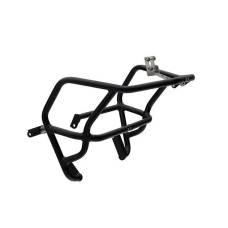 Алюмінієві дуги захисту двигуна і радіаторів CROSSPRO для Yamaha XTZ 690 Tenere 700 '25, Rally Edition '25 — чорний колір (сумісні з оригінальним захистом двигуна)