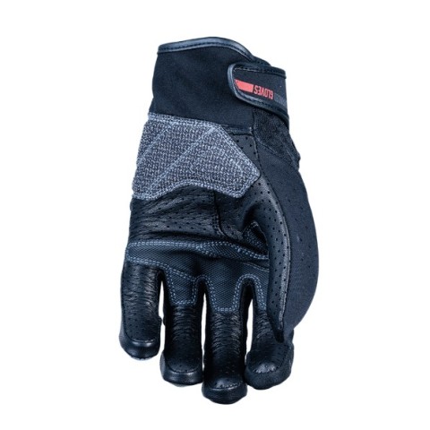 Шкіряно-текстильні рукавички FIVE GLOVES TFX3 AIRFLOW колір чорний/сірий розмір 11 (XL)