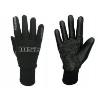 POLEDNIK шкіряно-текстильні спортивні рукавиці / рукавички RSW Windproof (вітрозахисні) чорні розмір XXL