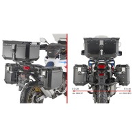 KAPPA 2025/05 Кронштейн бокових кофрів MONOKEY CAM SIDE HONDA CRF 1100 L AFRICA TWIN '20-'25 / ADVENTURE SPORT '20-'25 - під кофри KVG K'VOYAGER ALU - правий KVGS33 вирізаний
