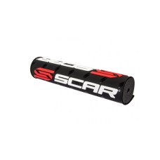 SCAR RACING губка на кермо (поперечину) (250MM) чорна з логотипом SCAR