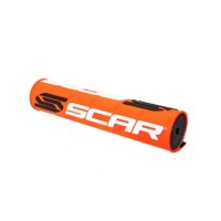 Губка на кермо (поперечку) SCAR Racing (250 мм) помаранчева з логотипом SCAR