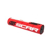 SCAR RACING Поролон на кермо (поперечину) (250мм) червоний з логотипом SCAR