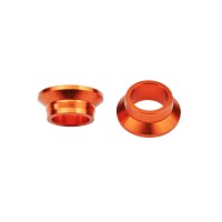 SCAR RACING ДИСТАНЦІЙНІ ВТУЛКИ ЗАДНЬОГО КОЛЕСА KTM SX/SXF 125-450 '13-'22, EXC 250/300 TPI '20-'22 КОЛІР ПОМАРАНЧЕВИЙ