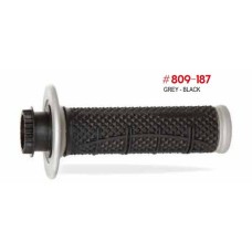 PROGRIP 2025/12 Ручки PG809 OFF ROAD з блокуванням SCS LOCK-ON + 7 адаптерів газу (22+25MM) колір сірий чорний двокомпонентні half waffle довж. 115MM (809-187)